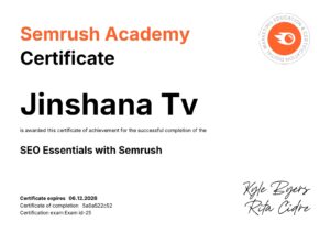 freelance digital marketing strategist in palakkad certficate